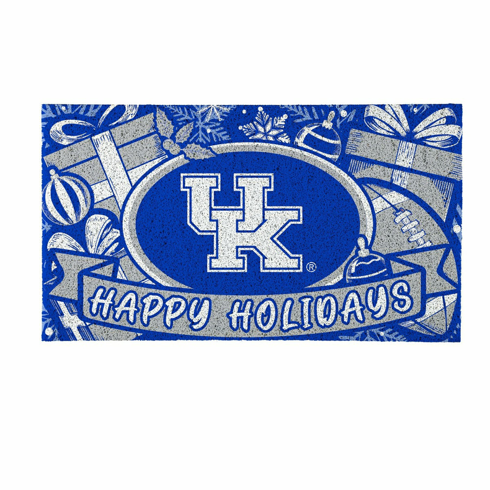 University of Kentucky Holiday PVC Mat, 28"x16", Collegiate