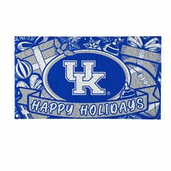 University of Kentucky Holiday PVC Mat, 28"x16", Collegiate