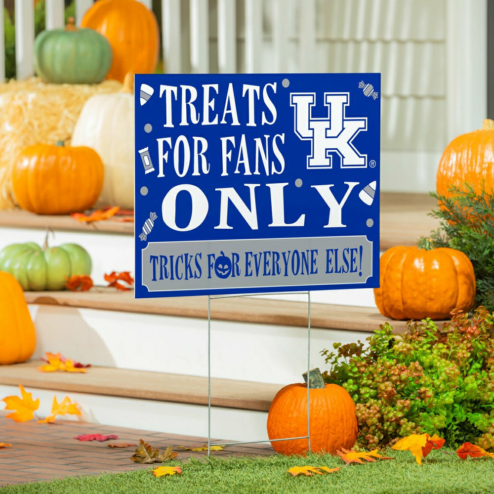 University of Kentucky Yard Sign, Halloween Treats for Fans, Collegiate, Home