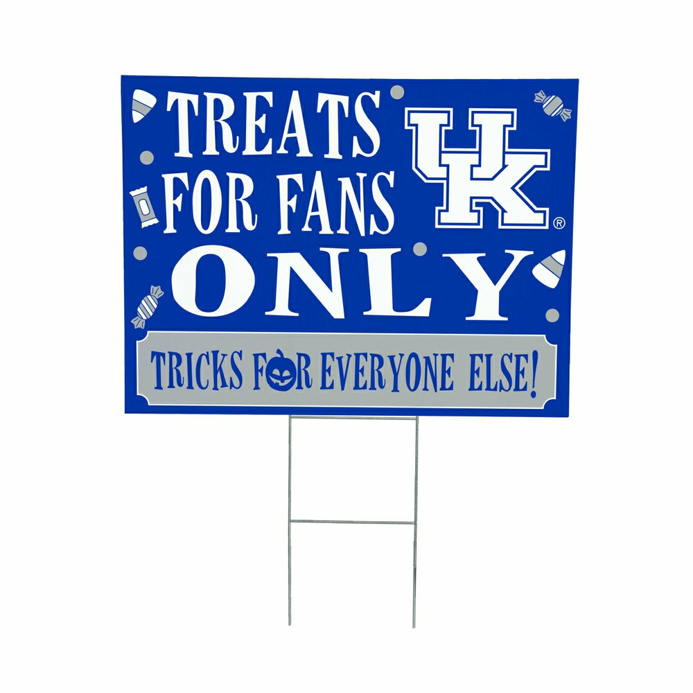 University of Kentucky Yard Sign, Halloween Treats for Fans, Collegiate, Home