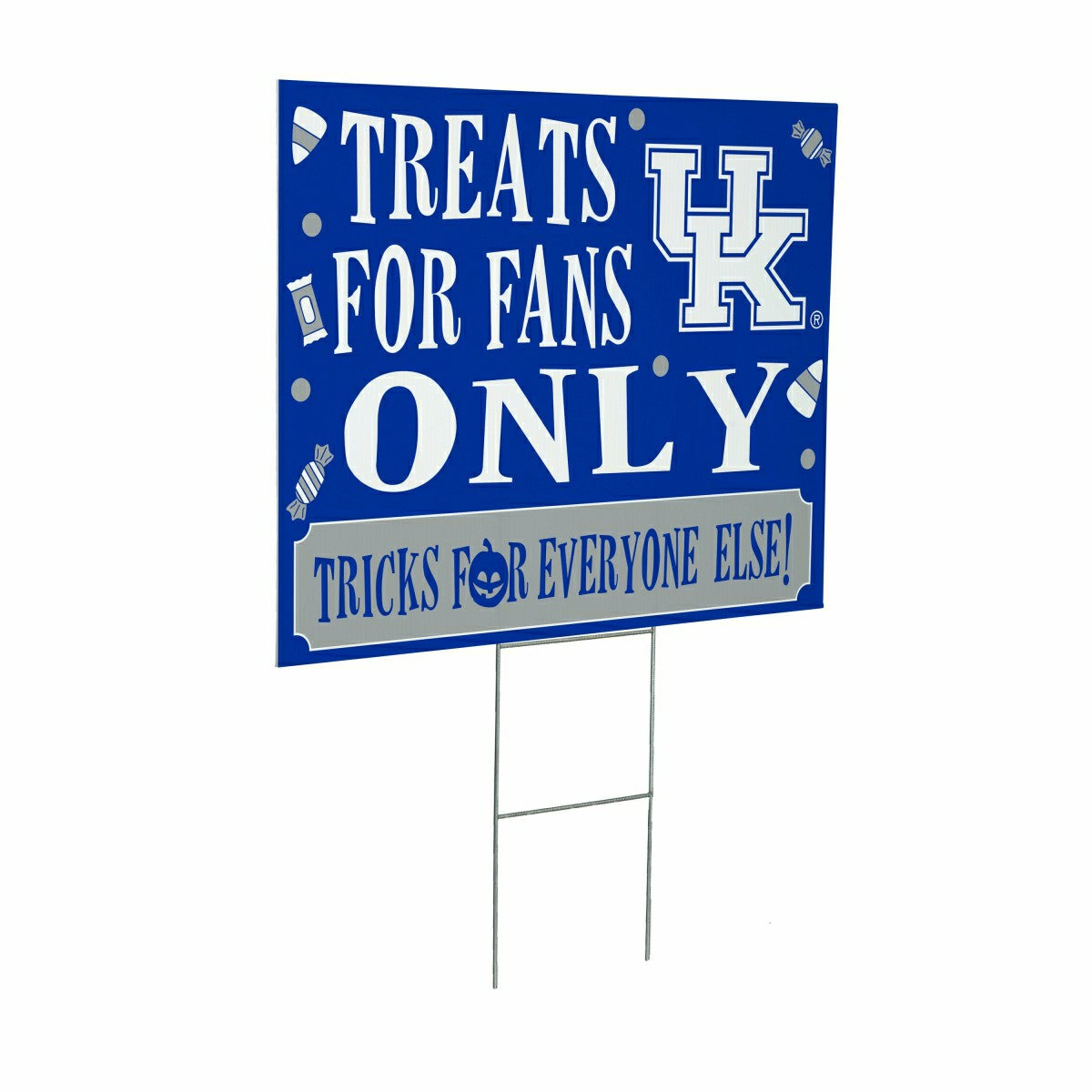 University of Kentucky Yard Sign, Halloween Treats for Fans, Collegiate, Home