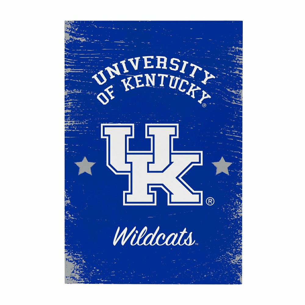 University of Kentucky Wood Wall Sign, 16x24, Collegiate, Home