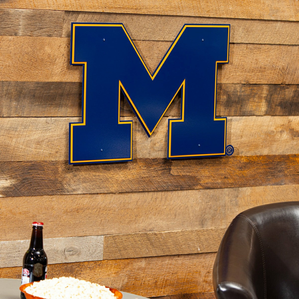 University Of Michigan Premier Metal Wall Art, Collegiate, Home