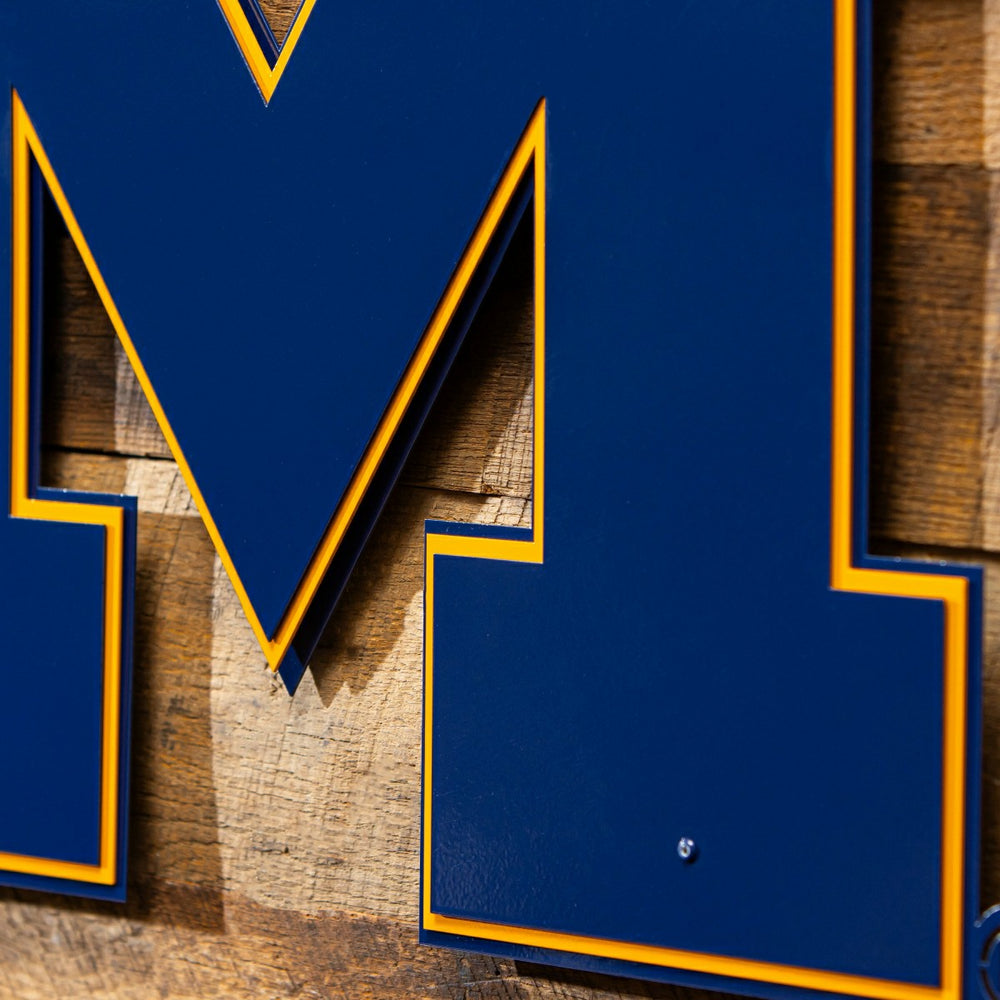 University Of Michigan Premier Metal Wall Art, Collegiate, Home