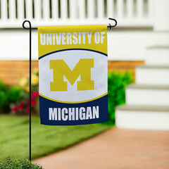 University Of Michigan Suede Garden Flag, Collegiate, Home