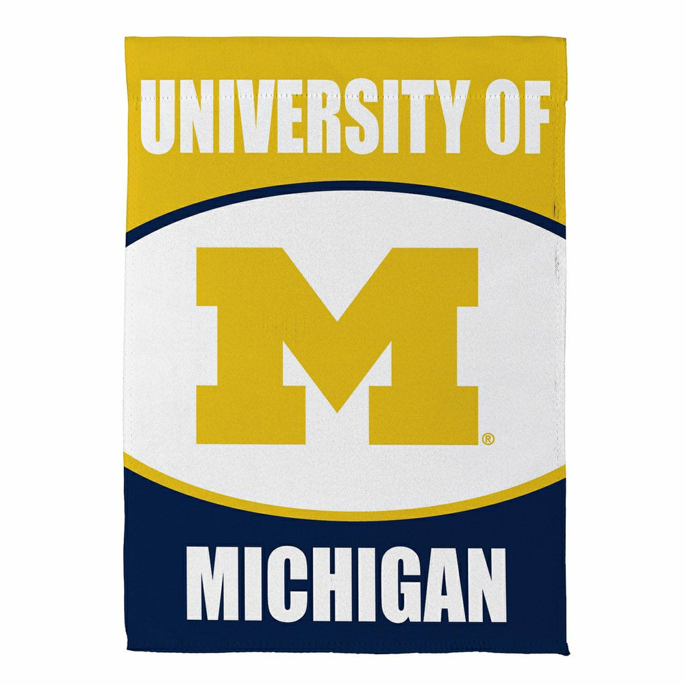 University Of Michigan Suede Garden Flag, Collegiate, Home