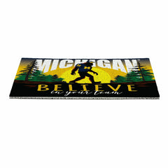 University Of Michigan Bigfoot PVC Mat, 28"x16", Collegiate