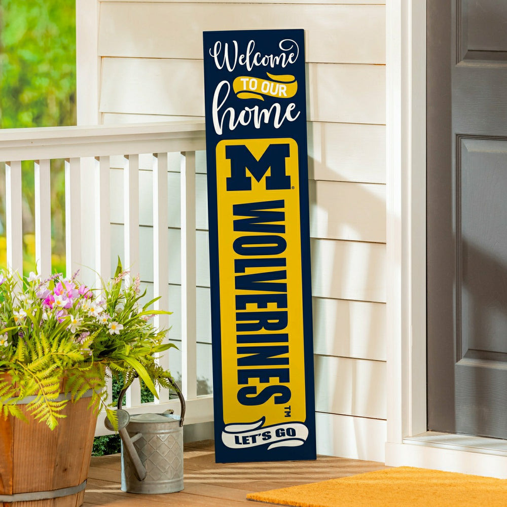 47" Double Sided Leaner, University Of Michigan, Halloween, Collegiate, Home