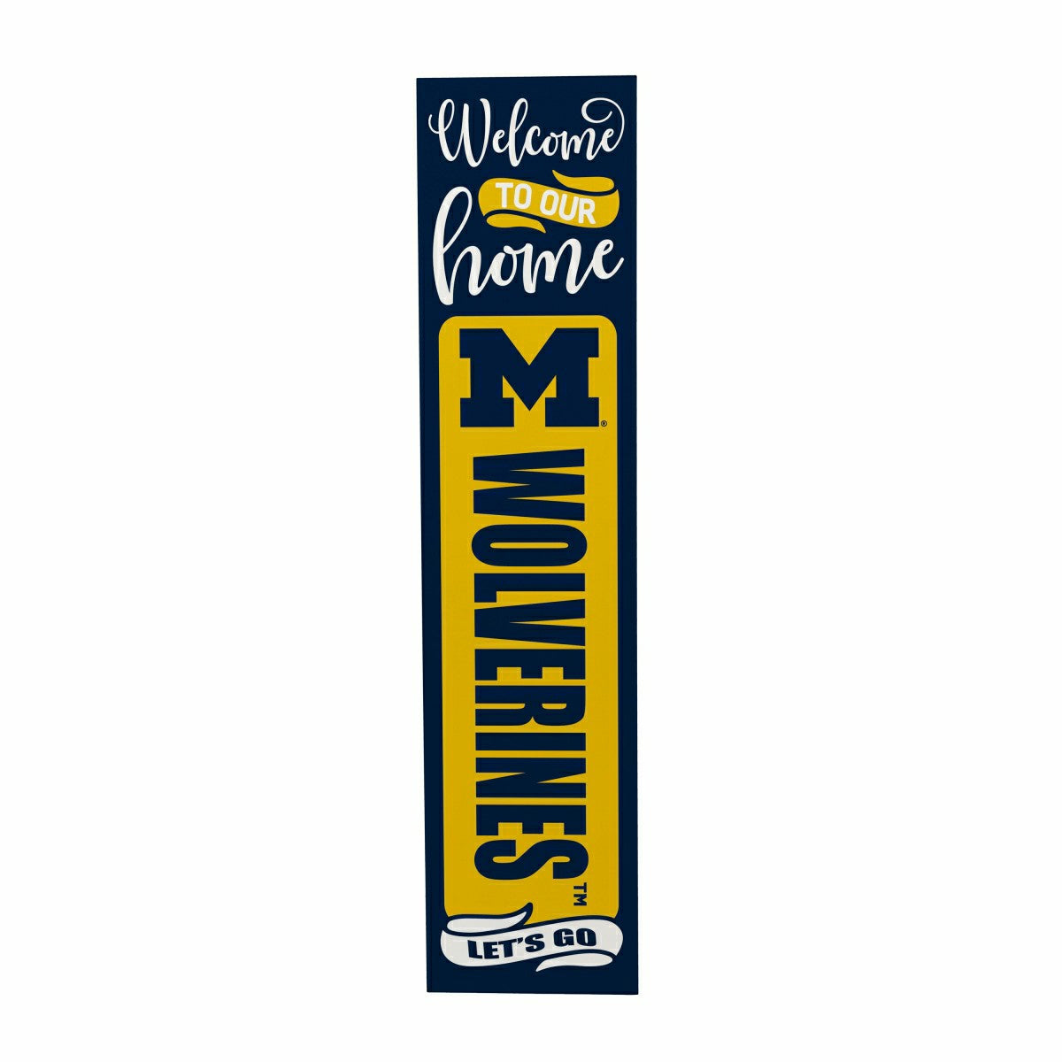 47" Double Sided Leaner, University Of Michigan, Halloween, Collegiate, Home