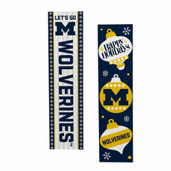 47" Double Sided Leaner, University Of Michigan, Christmas, Collegiate, Home