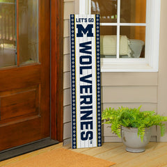 47" Double Sided Leaner, University Of Michigan, Christmas, Collegiate, Home