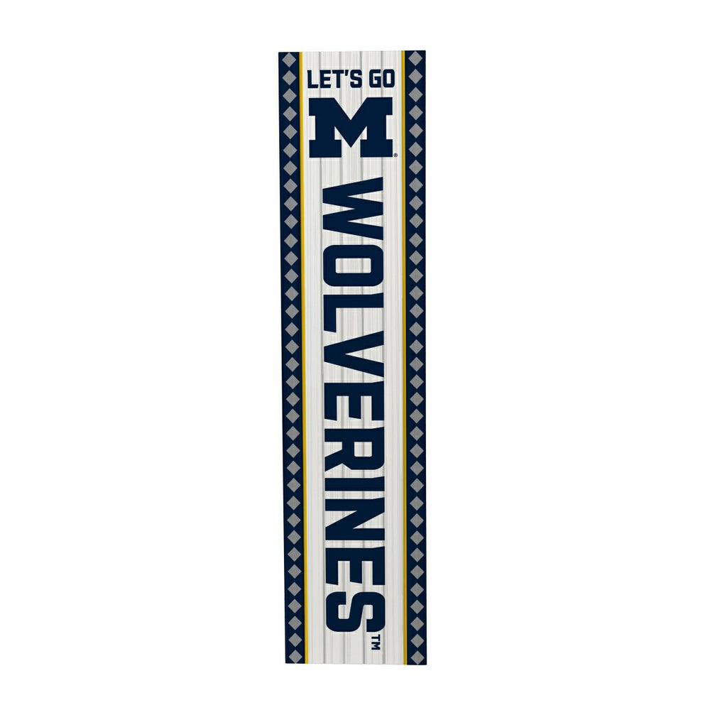 47" Double Sided Leaner, University Of Michigan, Christmas, Collegiate, Home