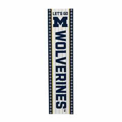 47" Double Sided Leaner, University Of Michigan, Christmas, Collegiate, Home