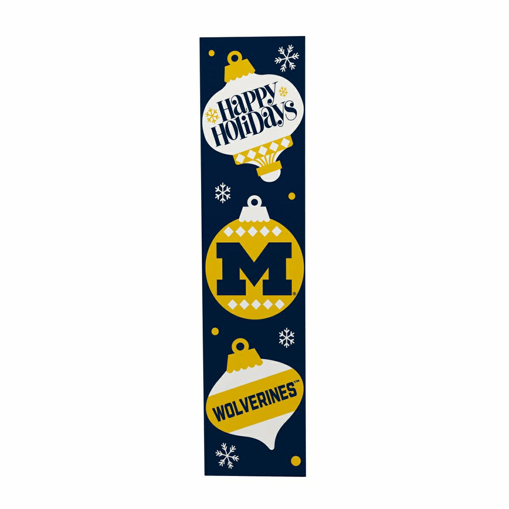 47" Double Sided Leaner, University Of Michigan, Christmas, Collegiate, Home