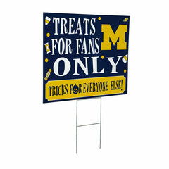 University Of Michigan Yard Sign, Halloween Treats for Fans, Collegiate, Home
