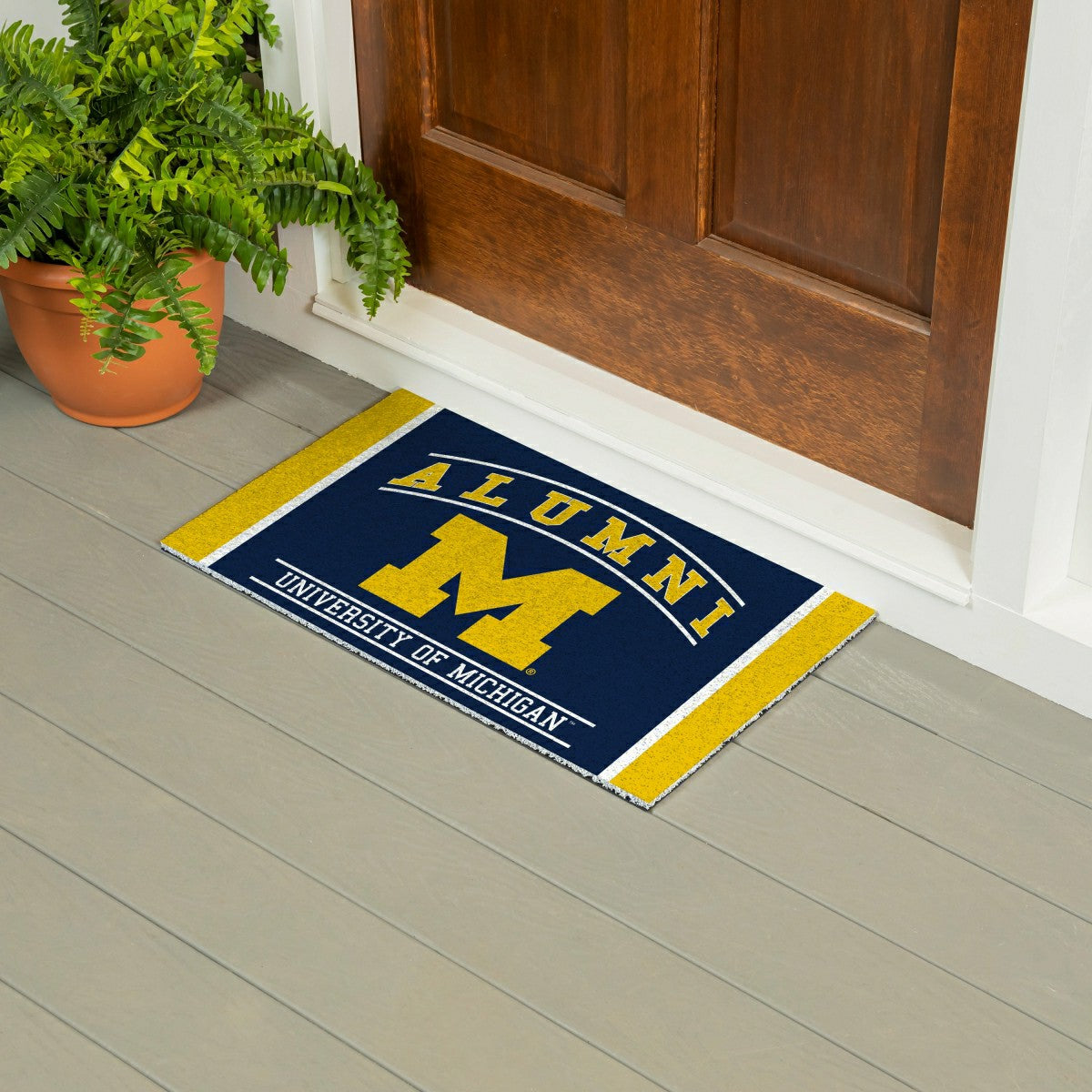 University Of Michigan Alumni Mat, 28"x16", Collegiate