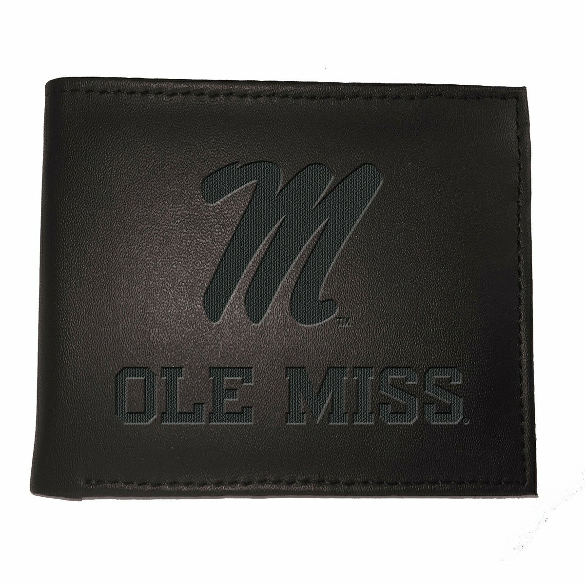 University of Mississippi, Bi-Fold Wallet, Black, Collegiate, Home
