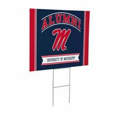 University of Mississippi Coroplast Yard Sign Alumni, Collegiate, Home