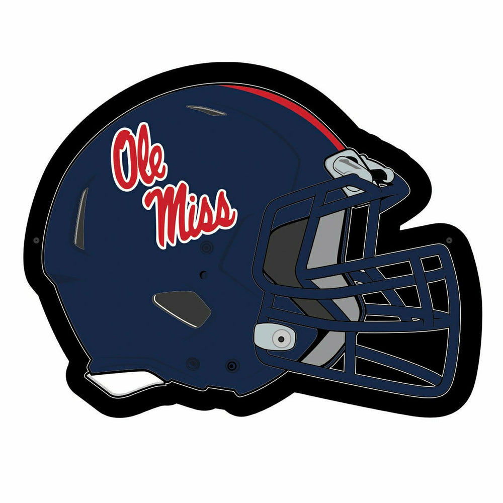 LED Wall Decor, Helmet, University of Mississippi, Collegiate, Home