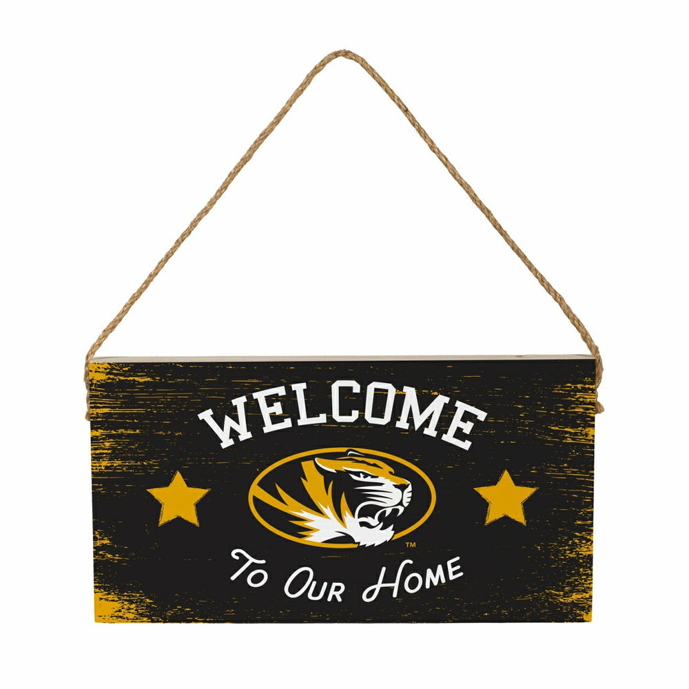 University of Missouri Wood Wall Sign, 6x11, Collegiate, Home