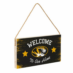 University of Missouri Wood Wall Sign, 6x11, Collegiate, Home