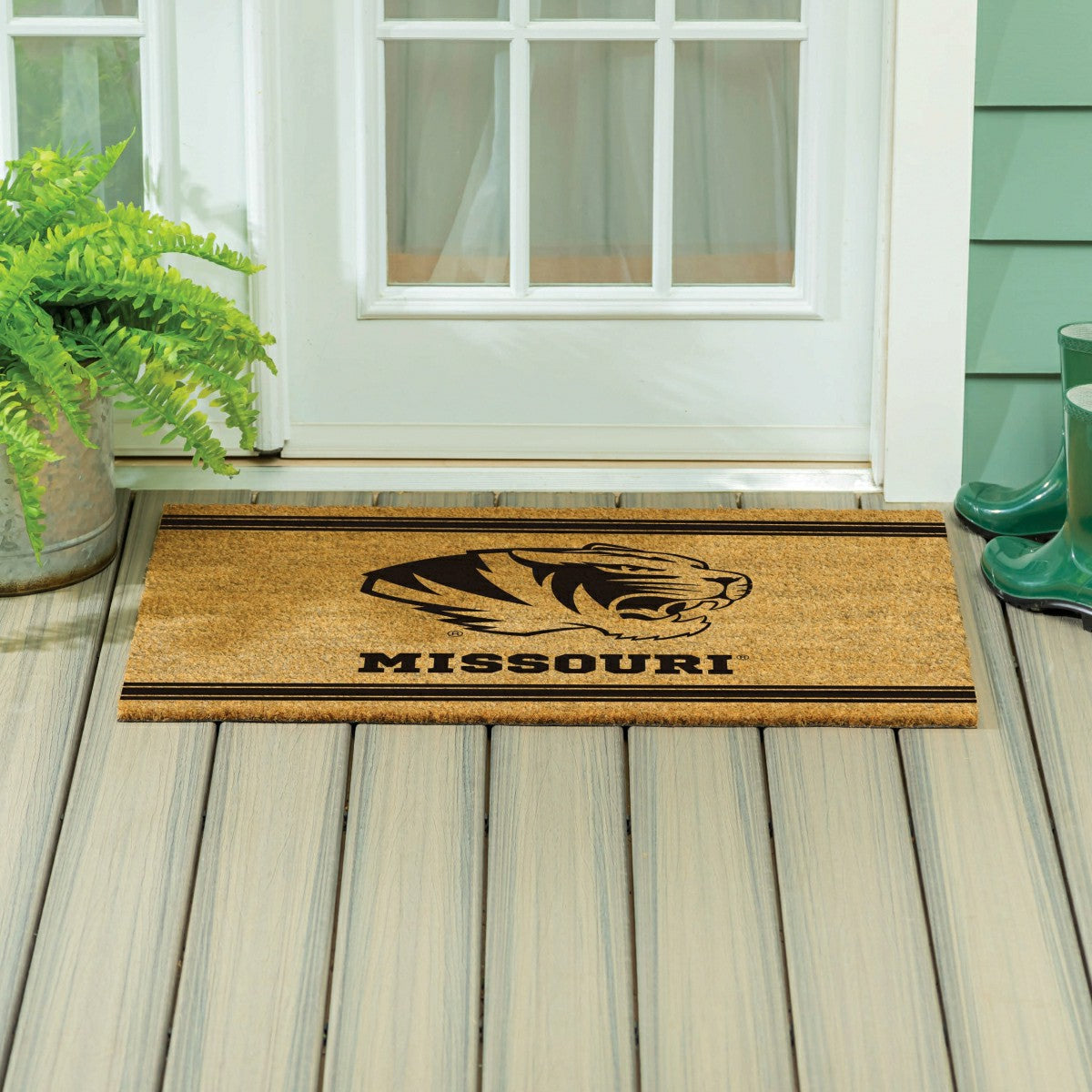 University of Missouri Large One Color Coir Mat, 36"x24", Collegiate