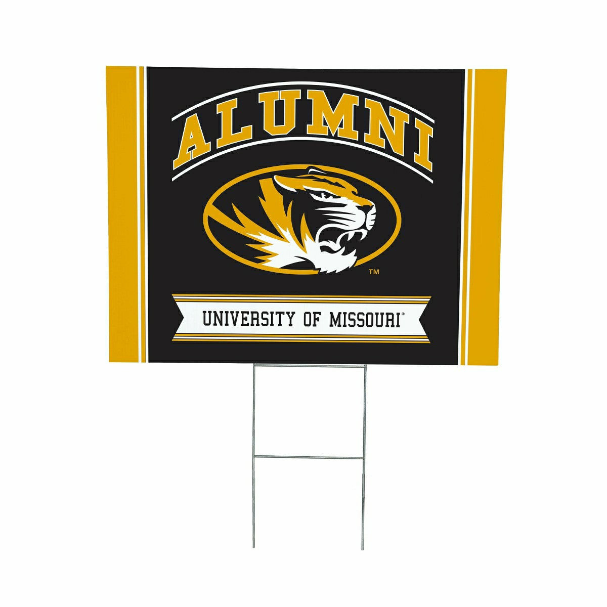 University of Missouri Coroplast Yard Sign Alumni, Collegiate, Home