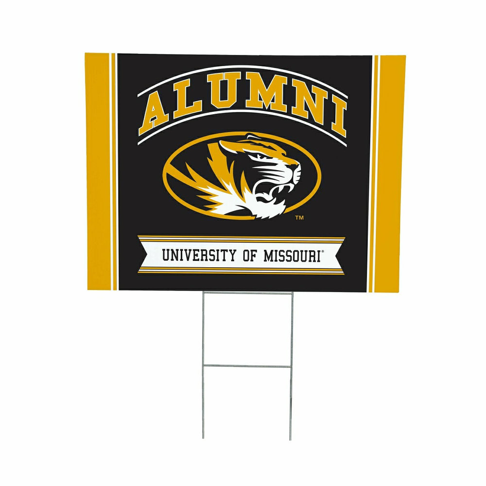 University of Missouri Coroplast Yard Sign Alumni, Collegiate, Home