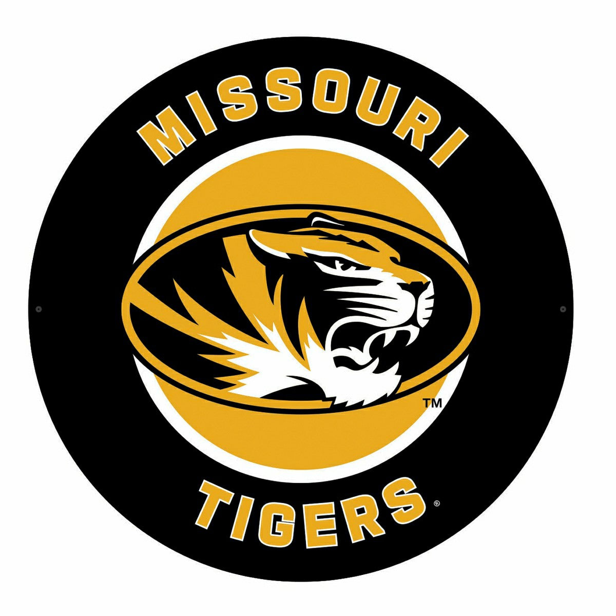 LED Wall Decor, Round, University of Missouri, Collegiate, Home