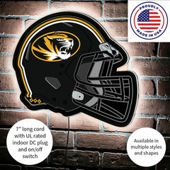 LED Wall Decor, Helmet, University of Missouri, Collegiate, Home
