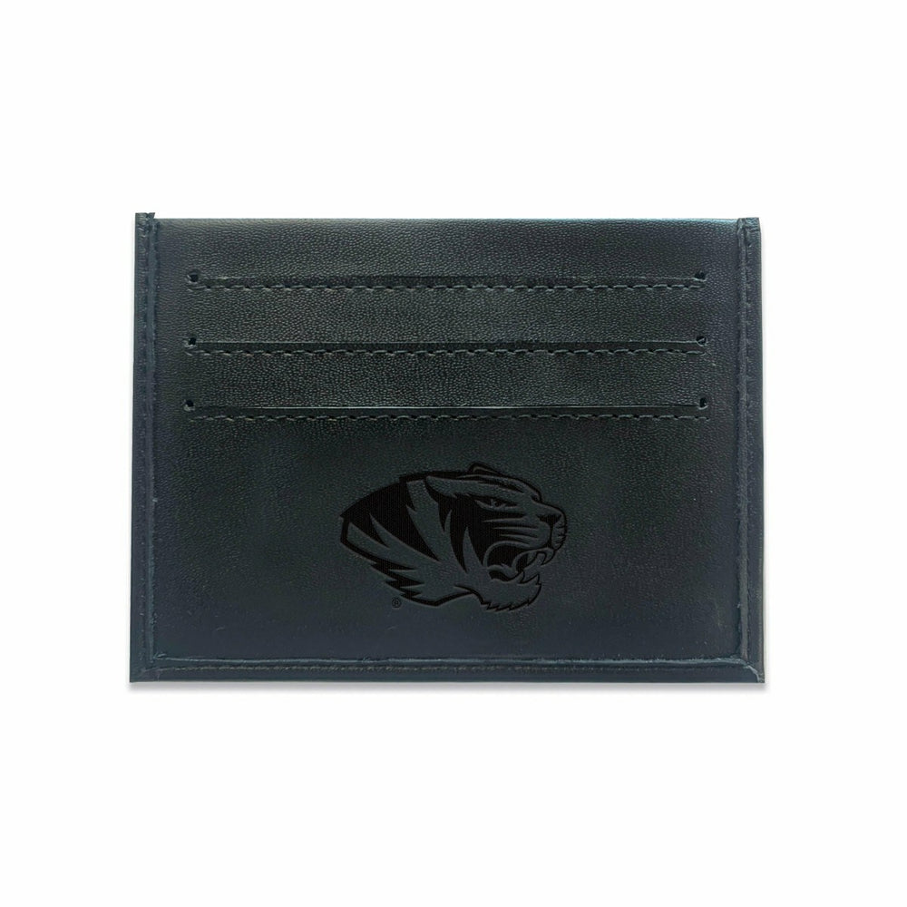 Front Pocket Wallet w/ RFID Blocking, University of Missouri, Black, Collegiate, Home