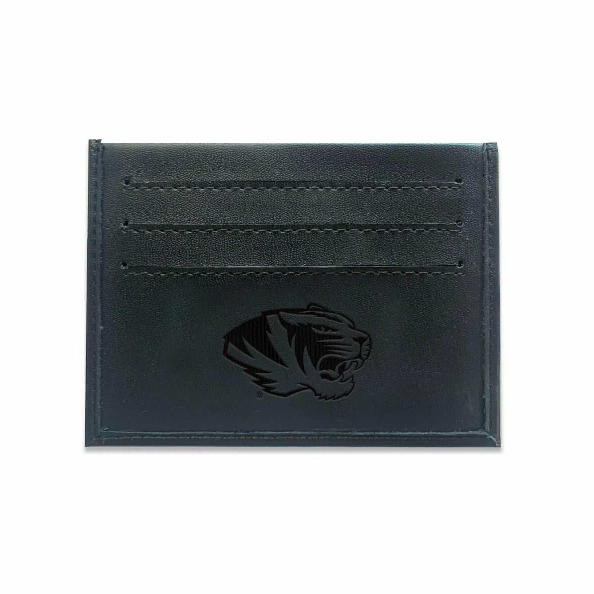 Front Pocket Wallet w/ RFID Blocking, University of Missouri, Black, Collegiate, Home