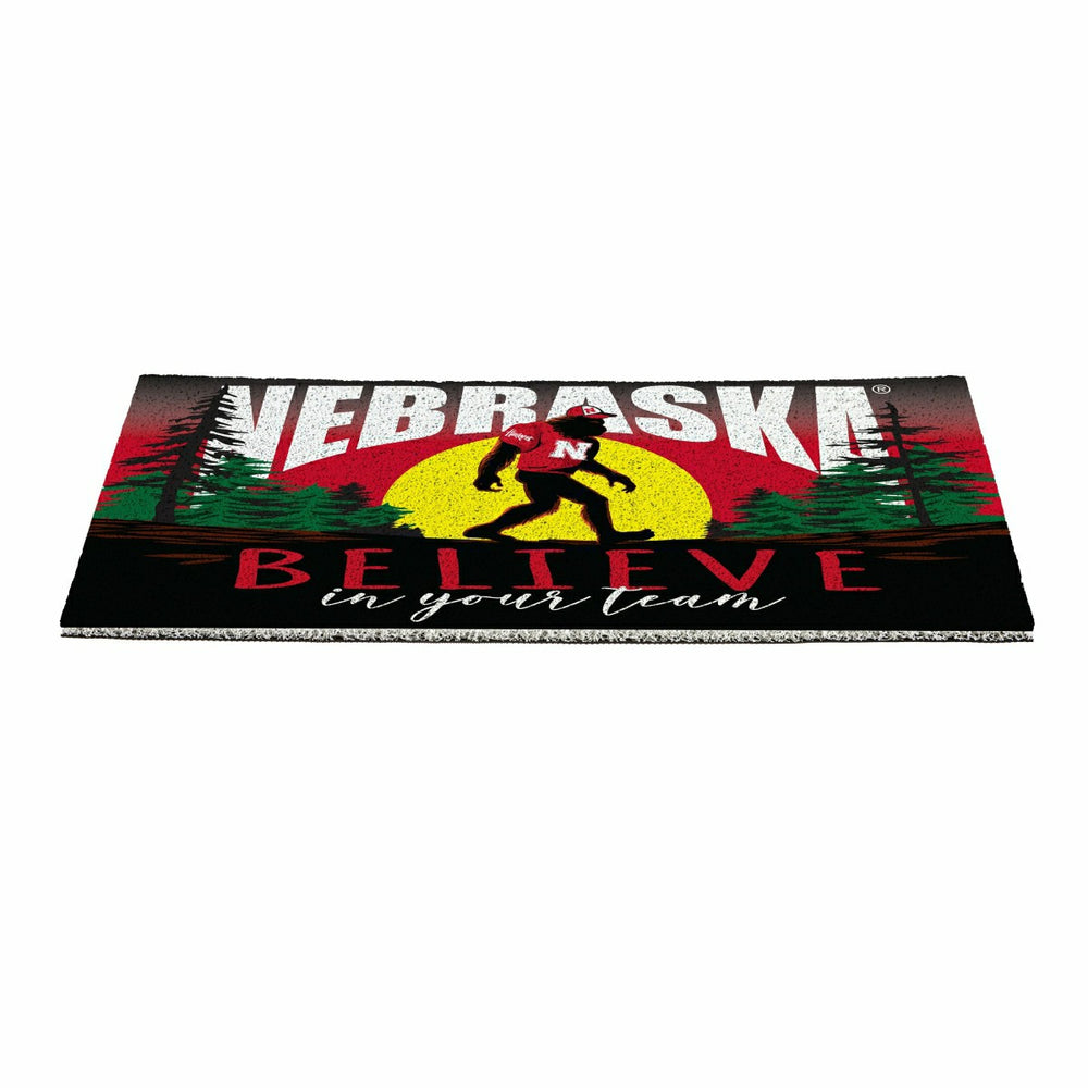 University of Nebraska Bigfoot PVC Mat, 28"x16", Collegiate