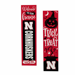 University of Nebraska 47" Double Sided Leaner, Halloween, Collegiate, Home