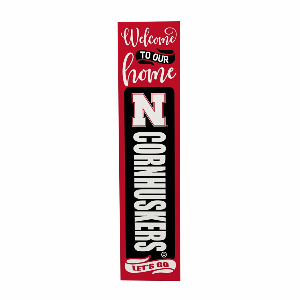 University of Nebraska 47" Double Sided Leaner, Halloween, Collegiate, Home