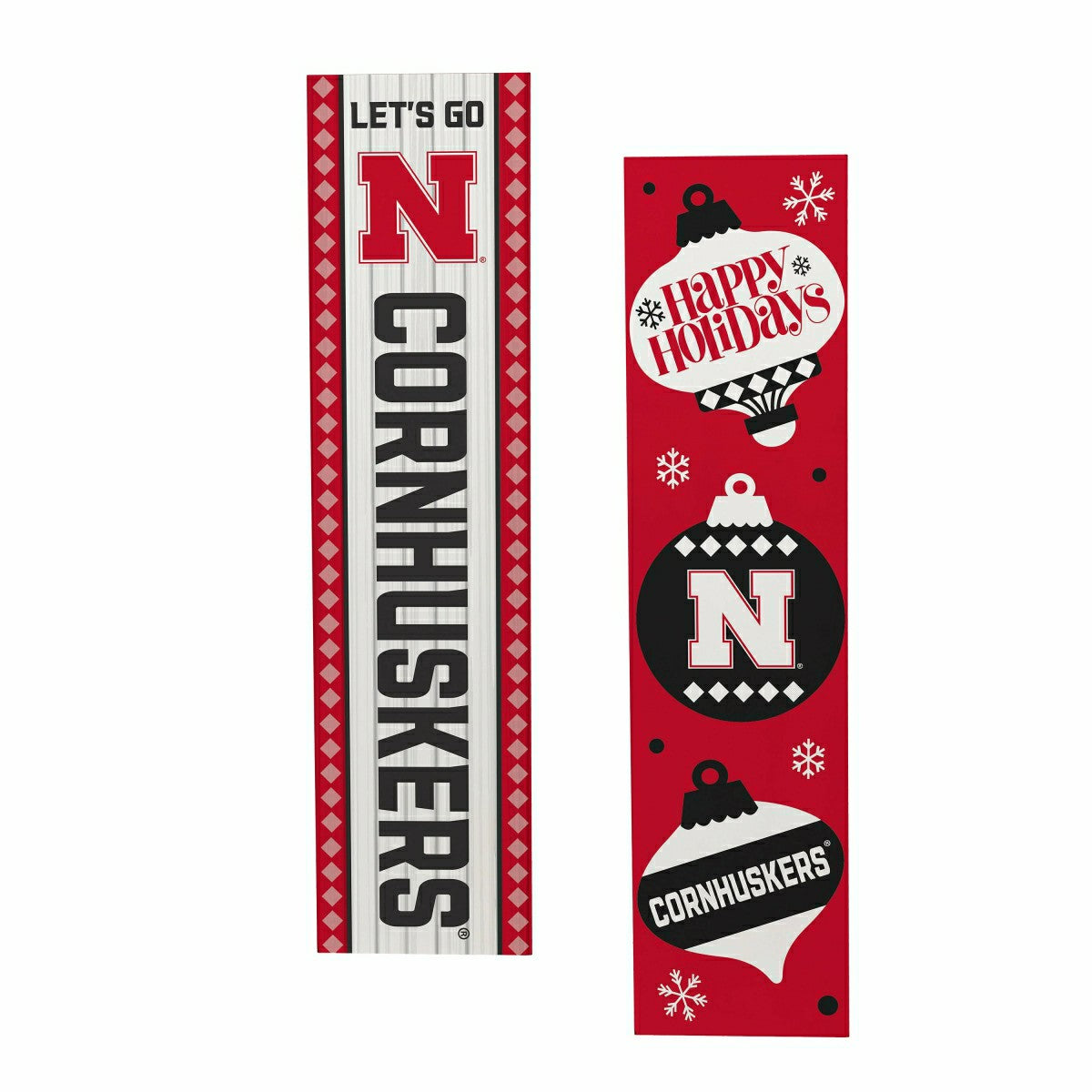 University of Nebraska 47" Double Sided Leaner, Christmas, Collegiate, Home