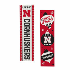 University of Nebraska 47" Double Sided Leaner, Christmas, Collegiate, Home