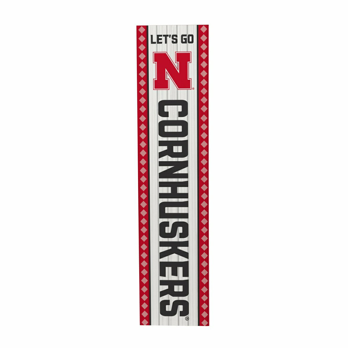 University of Nebraska 47" Double Sided Leaner, Christmas, Collegiate, Home