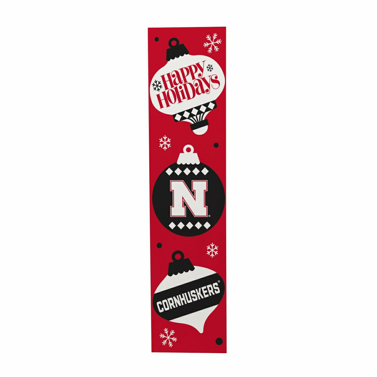 University of Nebraska 47" Double Sided Leaner, Christmas, Collegiate, Home
