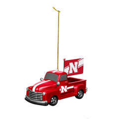University of Nebraska Rally Truck Ornament, Set of 2, Collegiate, Home