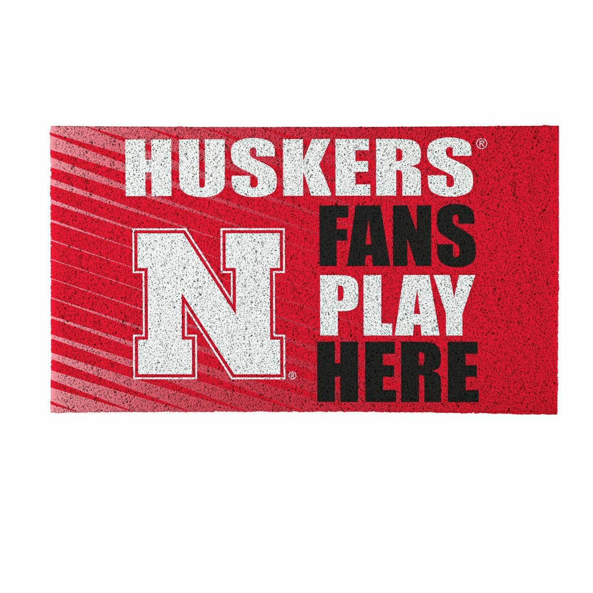 University of Nebraska Fan Mat, 28"x16", Collegiate