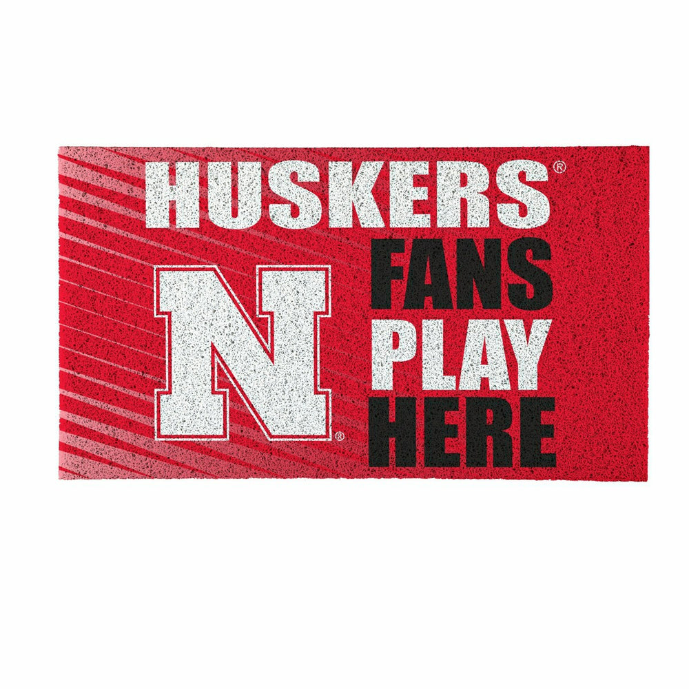 University of Nebraska Fan Mat, 28"x16", Collegiate