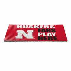 University of Nebraska Fan Mat, 28"x16", Collegiate