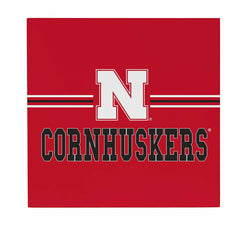 University of Nebraska Wood Wall Sign, 12x12, Collegiate, Home