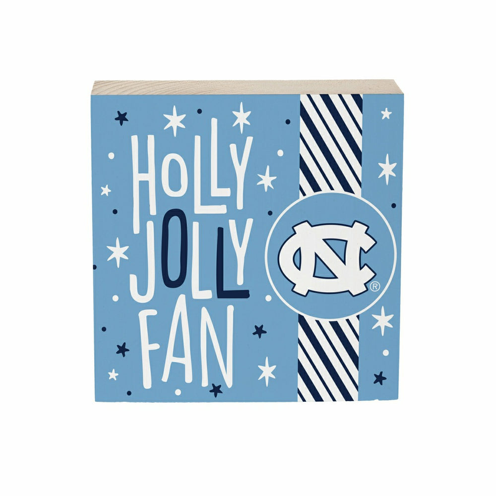 University of North Carolina Block, Holiday, 6x6, Collegiate, Home