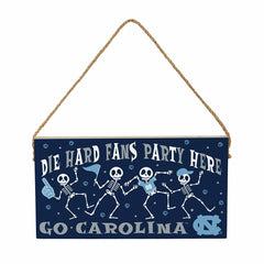 University of North Carolina Halloween Wood Wall Sign, 6x11, Collegiate, Home