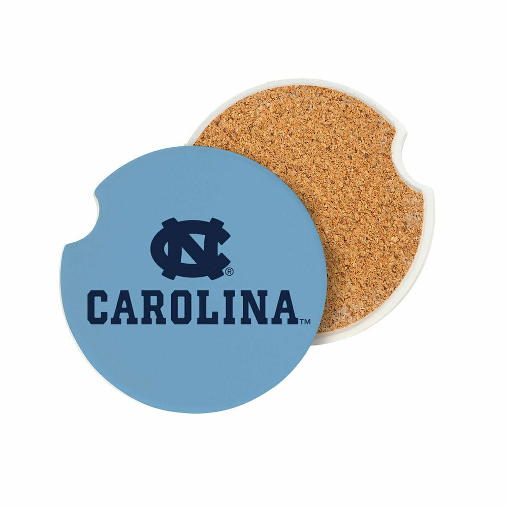 University of North Carolina Car Coaster Set, 2pc, Collegiate, Home