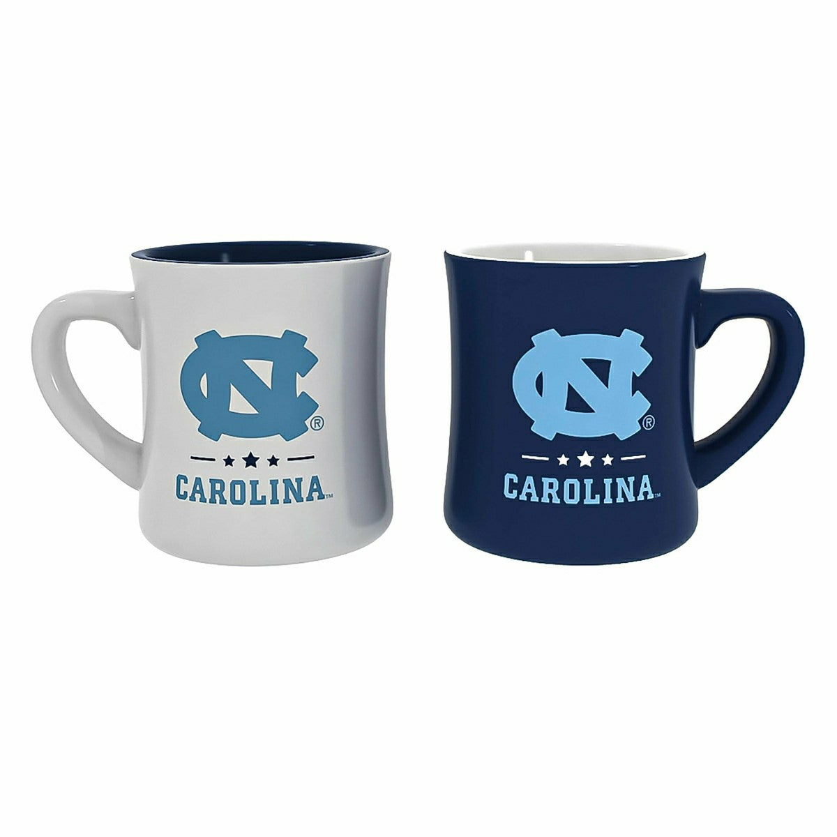 University of North Carolina 10oz Ceramic Cup Set, 2pc, Collegiate, Home