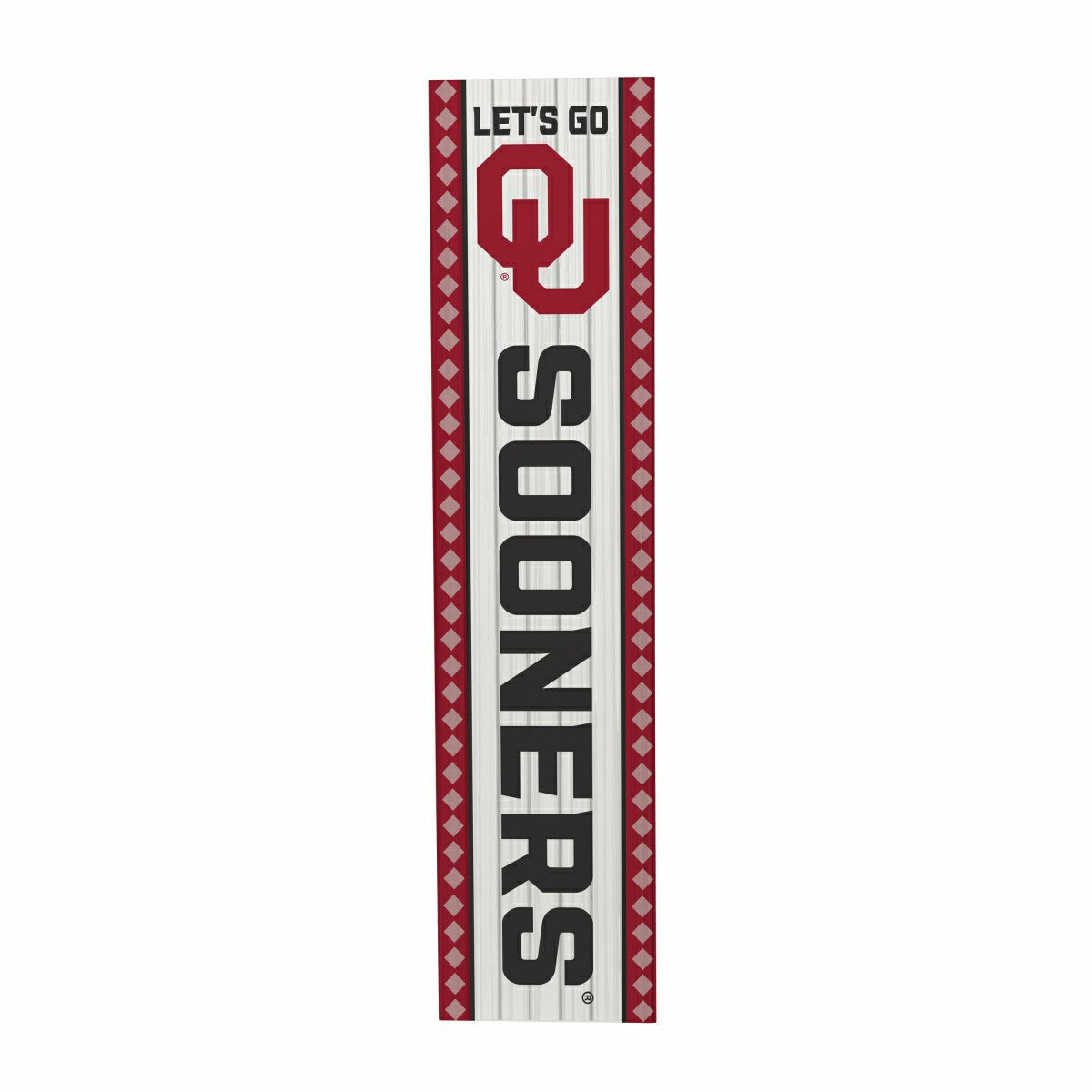 47" Double Sided Leaner, University of Oklahoma, Christmas, Collegiate, Home