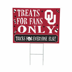 University of Oklahoma Yard Sign, Halloween Treats for Fans, Collegiate, Home